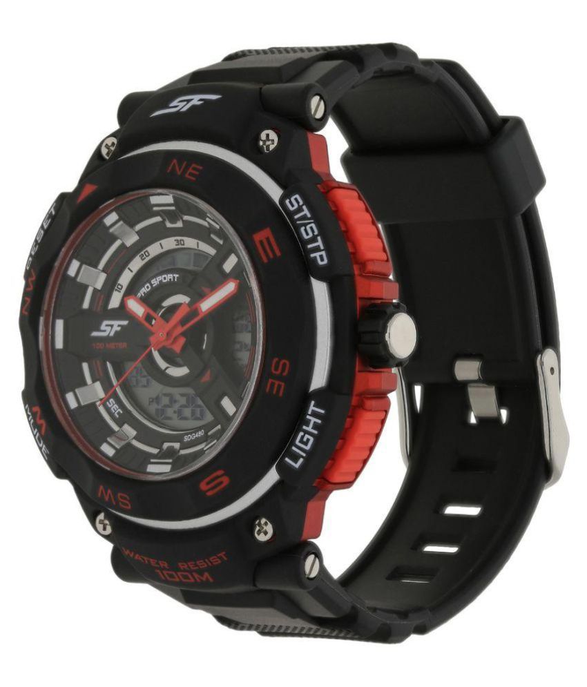 Sonata Black Analog-Digital Men's Watch - Buy Sonata Black Analog-Digital Men's Watch Online at 