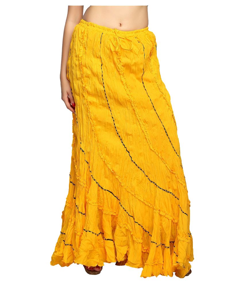 Buy Carrel Cotton Broomstick Skirt Online at Best Prices in India