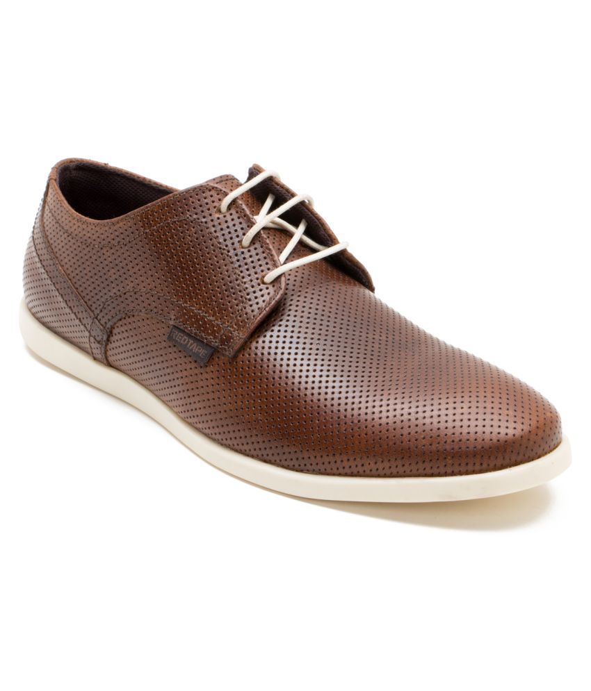 red tape brown casual shoes