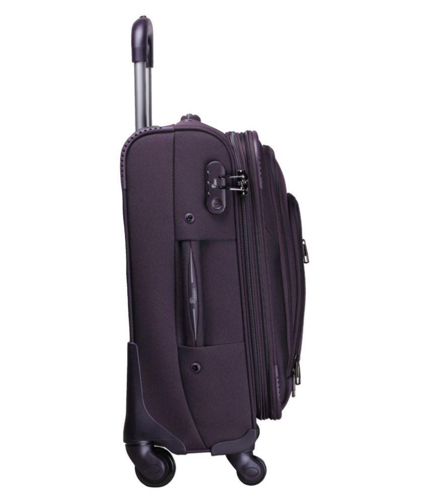 F Gear Glider Purple S (Below 60cm) Cabin Soft Glider Luggage - Buy F ...