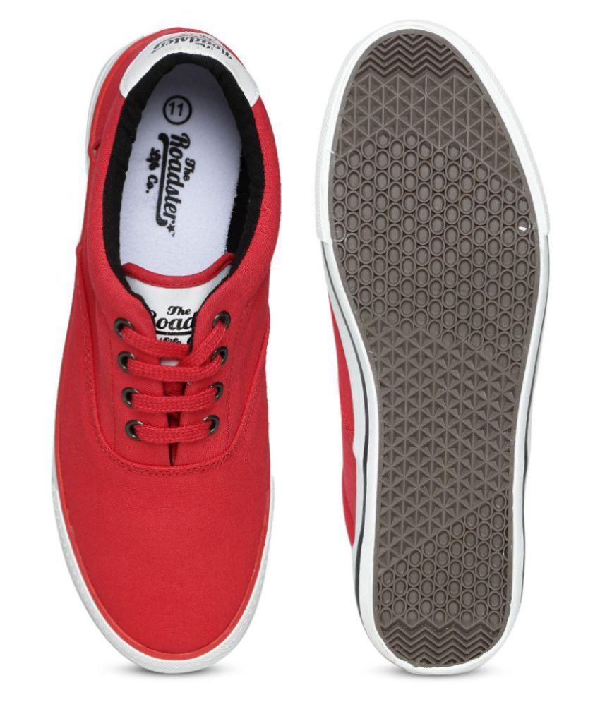 roadster red sneakers