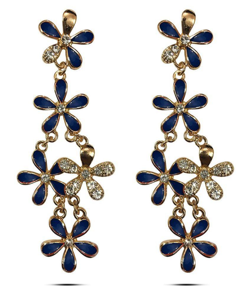     			YouBella Jewellery Designer Hanging Fancy Party Wear Earrings for Girls and Women