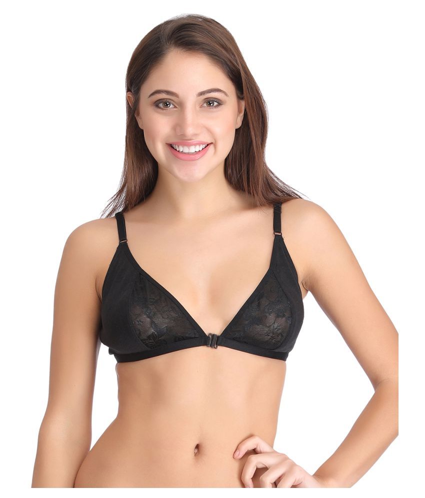     			Clovia Poly Cotton Plunge Bra