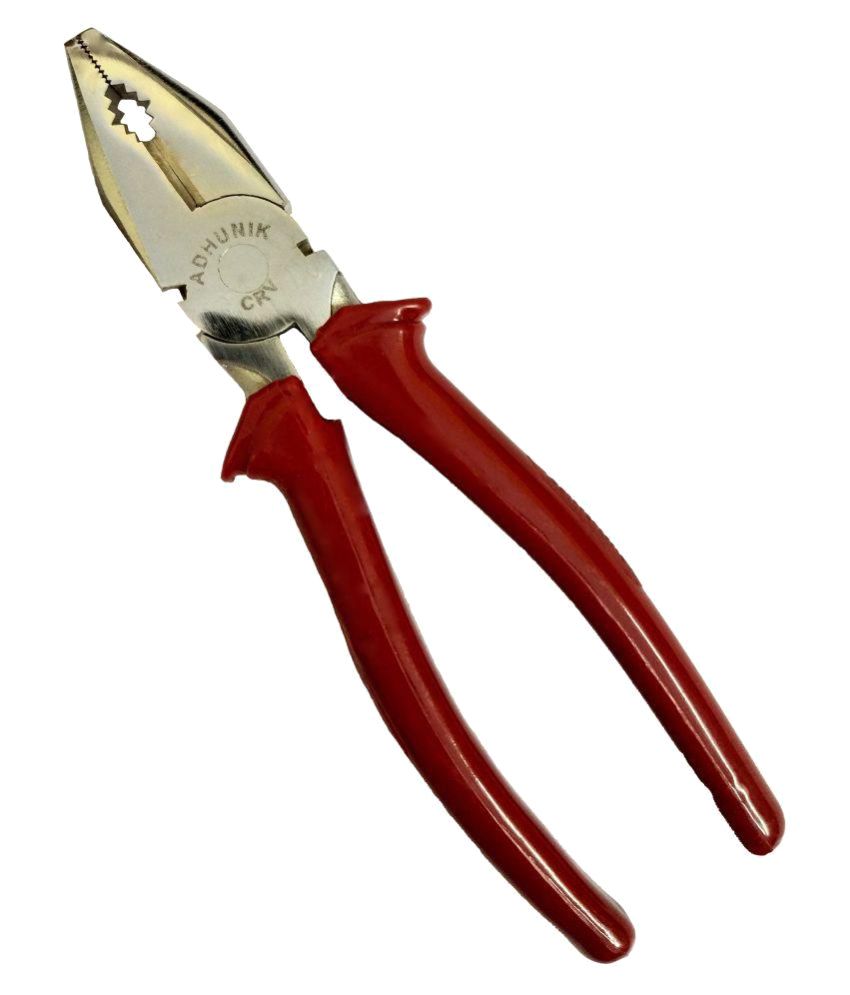 Adhunik Nickel Plated CRV Combination Plier 8 inch Buy Adhunik Nickel Plated CRV Combination