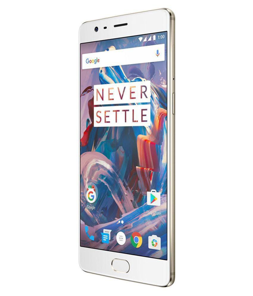 One Plus 3 64gb 6 Gb Golden Mobile Phones Online At Low Prices Snapdeal India