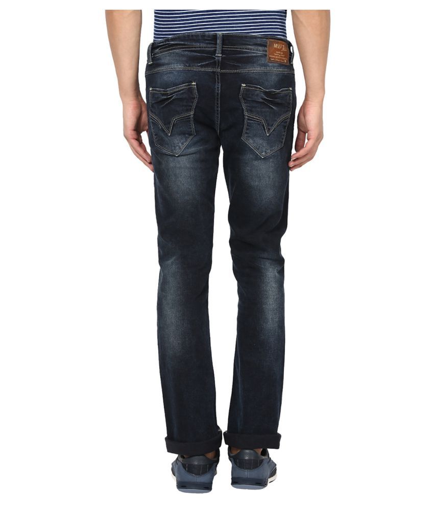 mens black straight jeans