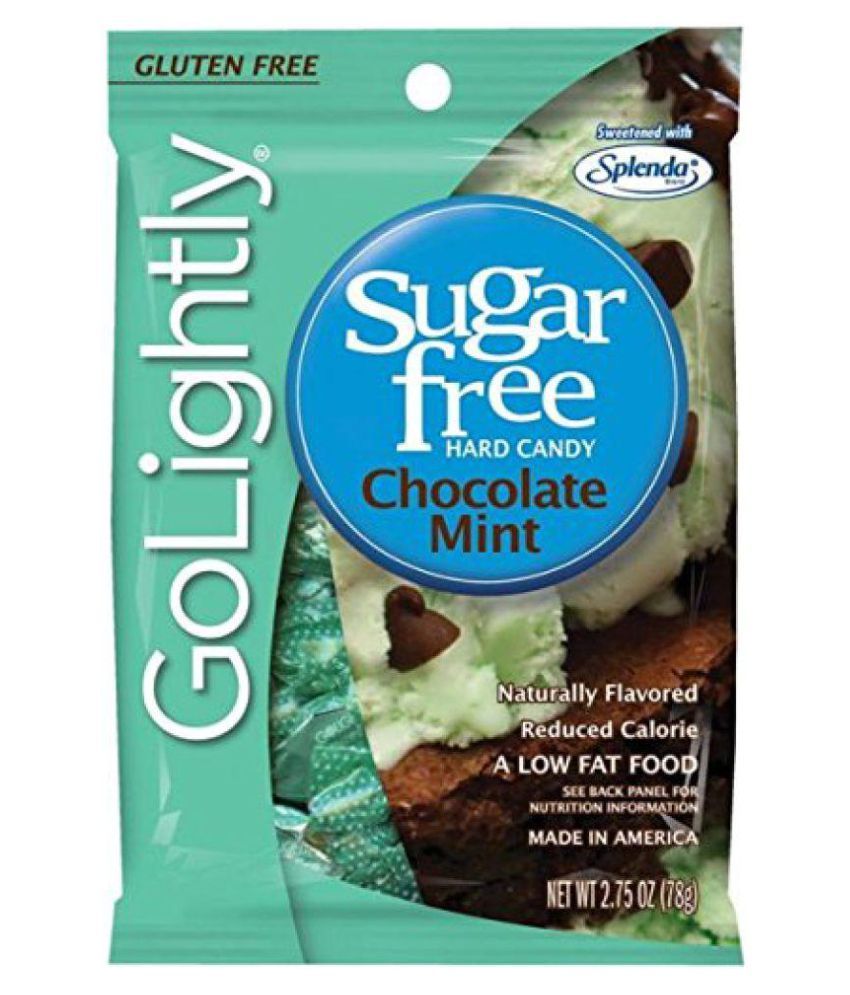 GoLightly USA Hard Candies Sugar Free Chocolate Mint By Go Lightly 77.