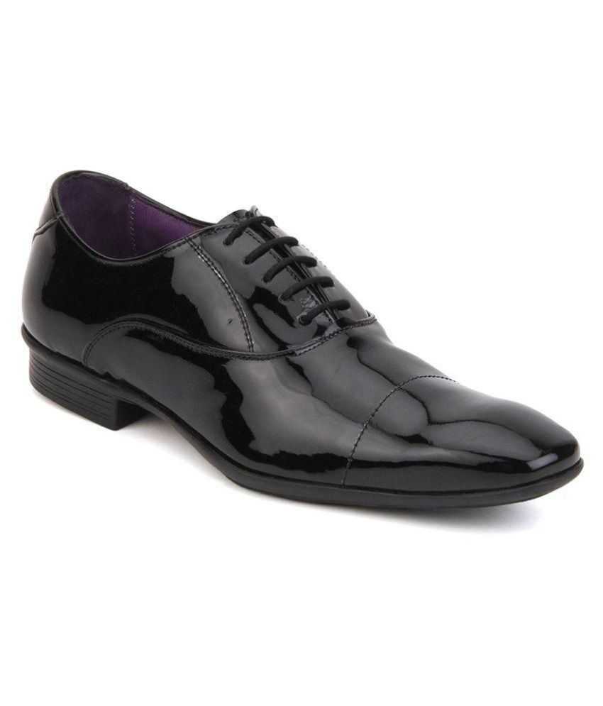 Knotty Derby Black Oxford Formal Shoes Price in India- Buy Knotty Derby ...