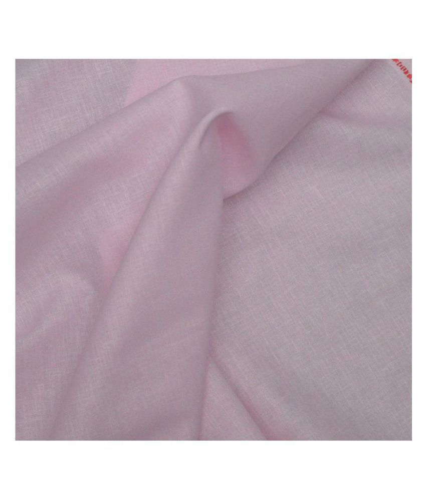     			Raymond - Pink Cotton Blend Men's Unstitched Shirt Piece ( Pack of 1 )