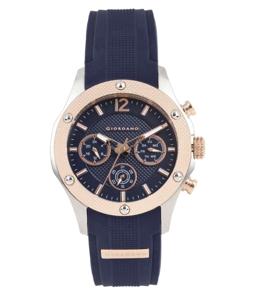 giordano blue watch