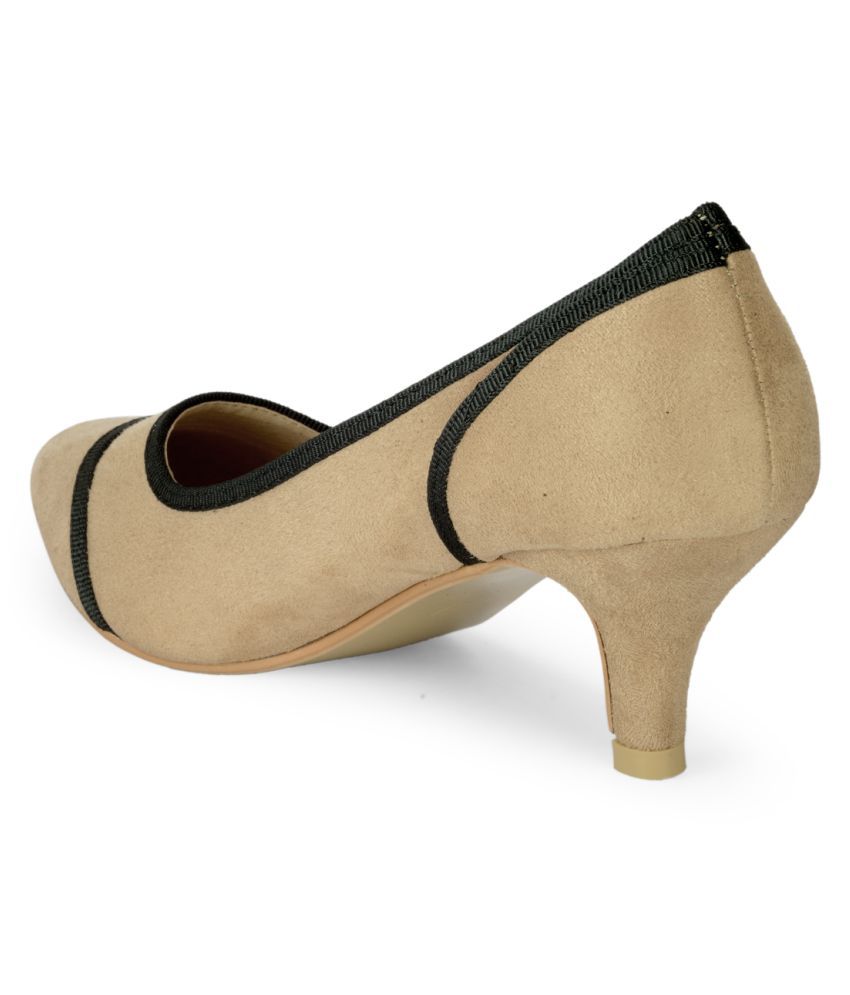 beige 3 inch heels