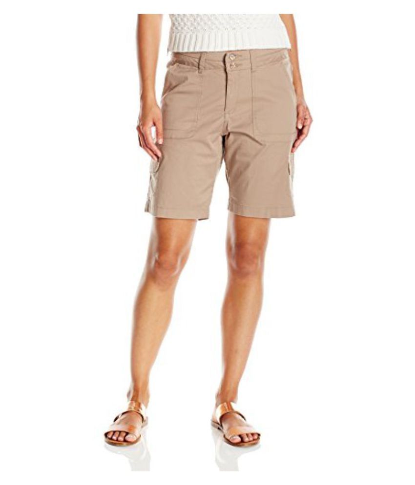 Buy Lee Women's Petite Relaxed-Fit Avey Knit Waist Cargo Bermuda Short  Online at Best Prices in India - Snapdeal