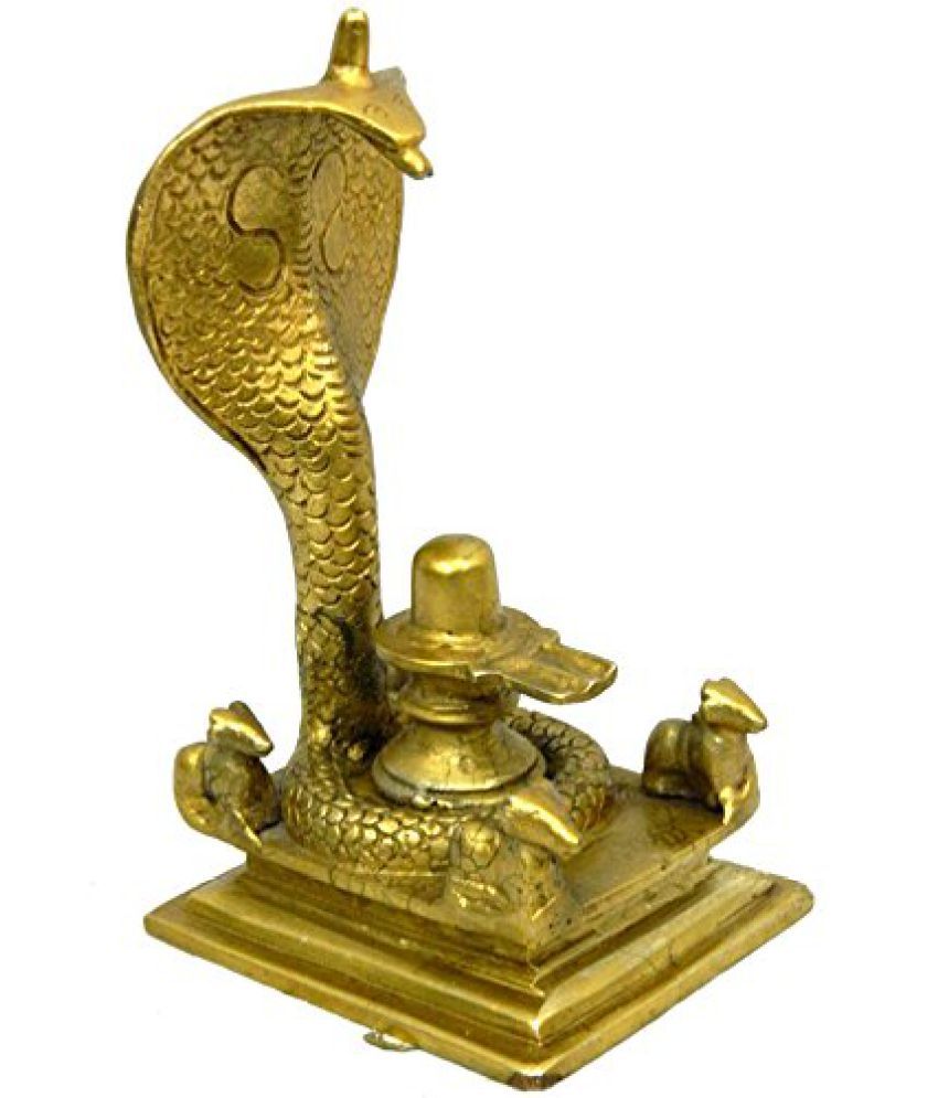 Pure Brass Metal Shivling Statue in Fine Finishing and Decorative art ...