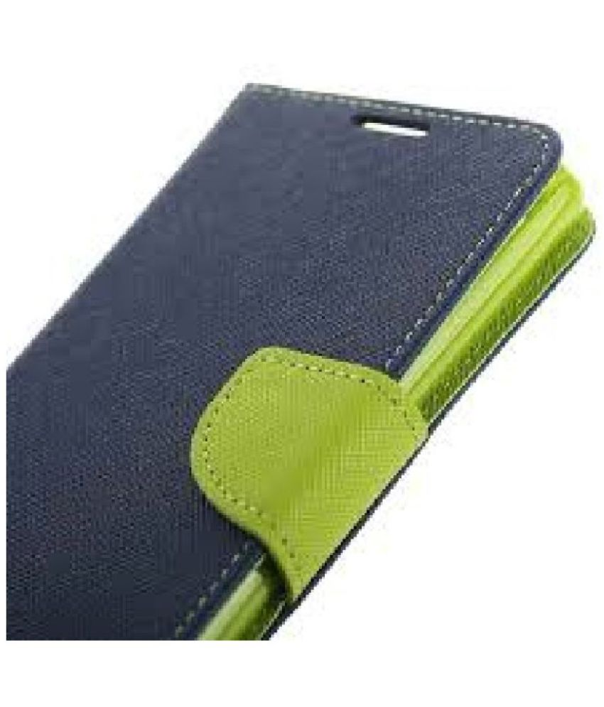 Samsung Galaxy J2 (2016) Flip Cover by MOXERO Blue Flip Covers