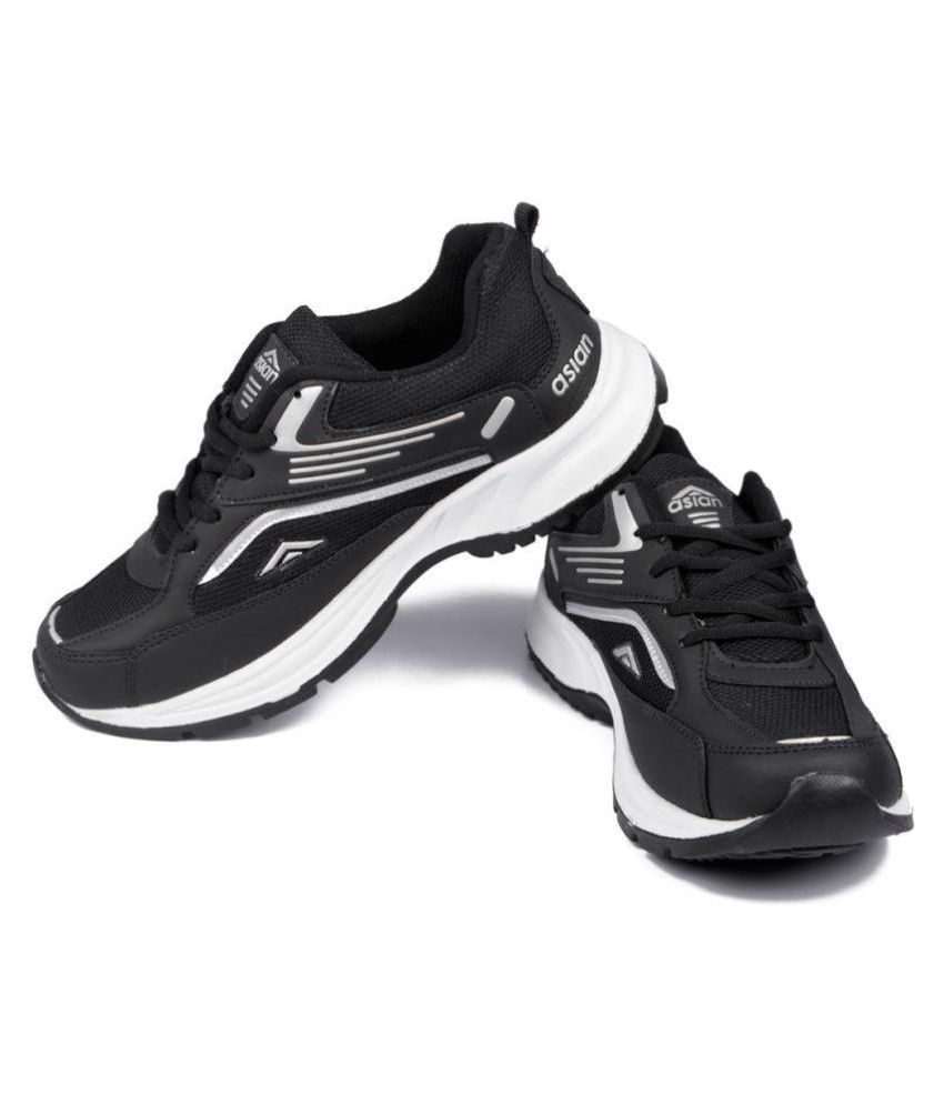 Asian Future-01 Black Running Shoes - Buy Asian Future-01 Black Running ...