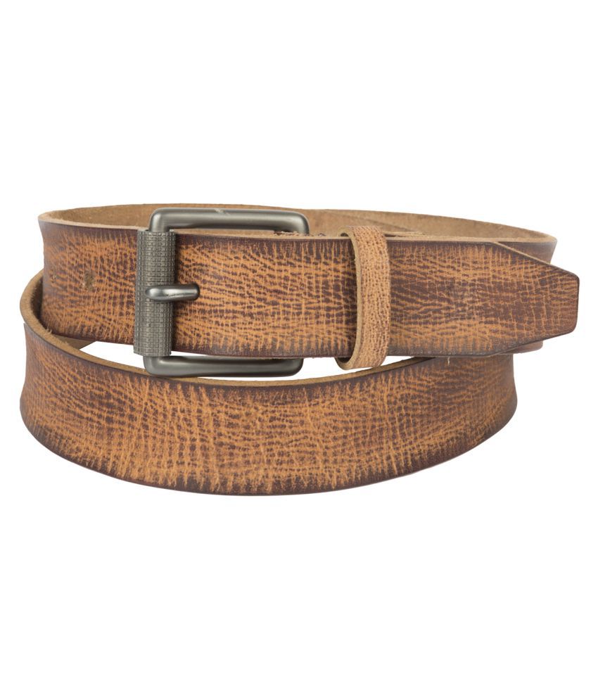 Leder Concepts Tan Leather Formal Belts: Buy Online at Low Price in ...