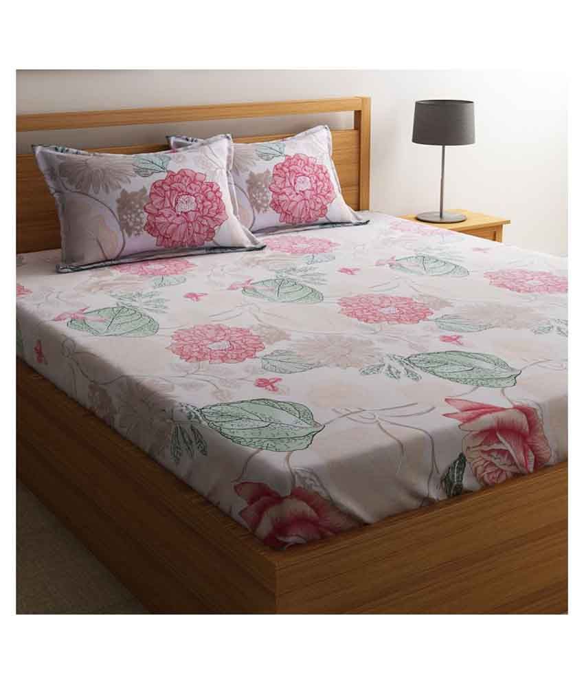 Raymond Double Cotton Multi Floral Bed Sheet Buy Raymond Double Cotton Multi Floral Bed Sheet