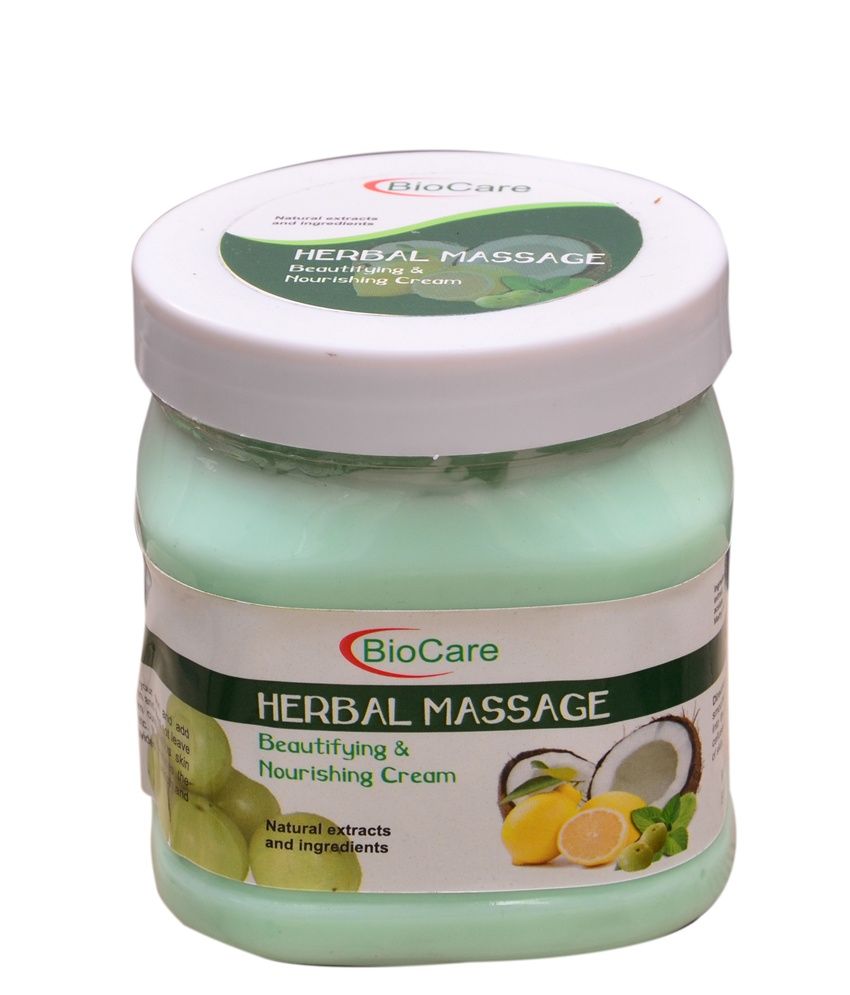Biocare Herbal Massage Cream With Aloevera 500Ml Buy Biocare Herbal