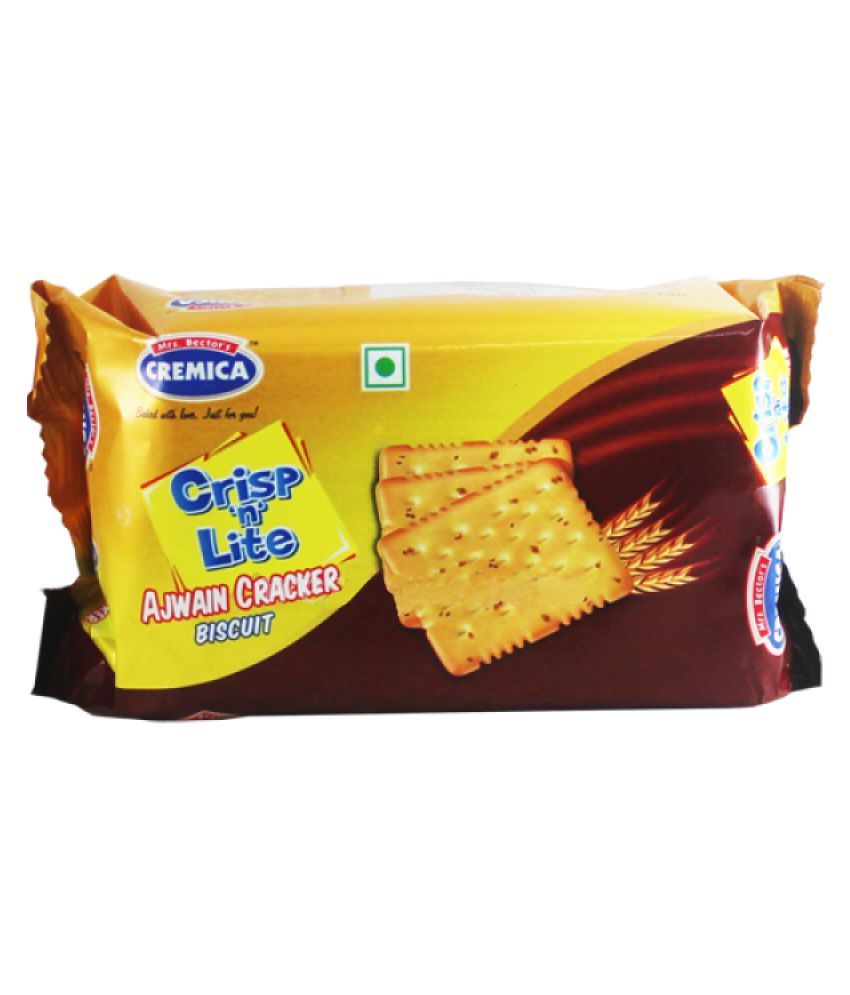 Cremica Crisp N Lite Ajwain Cracker Biscuits 80 Gm Pack Of 10 Buy