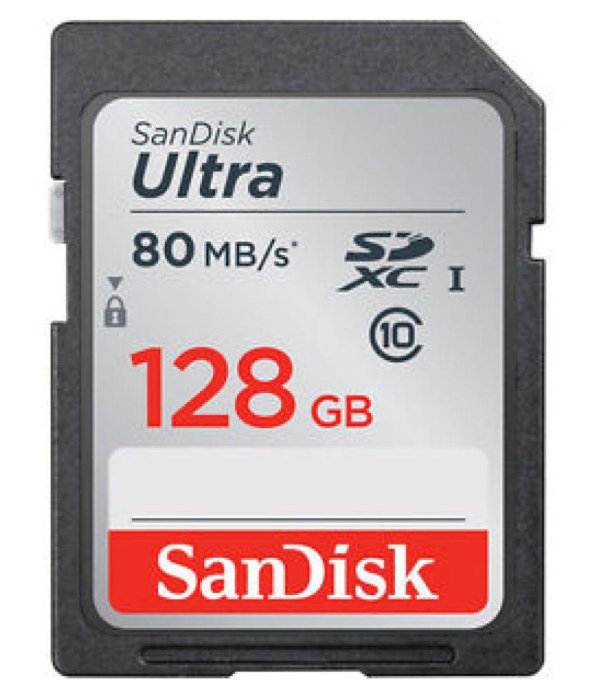     			SanDisk Ultra 128GB SDXC UHS-I Memory Card Up to 80MB/s