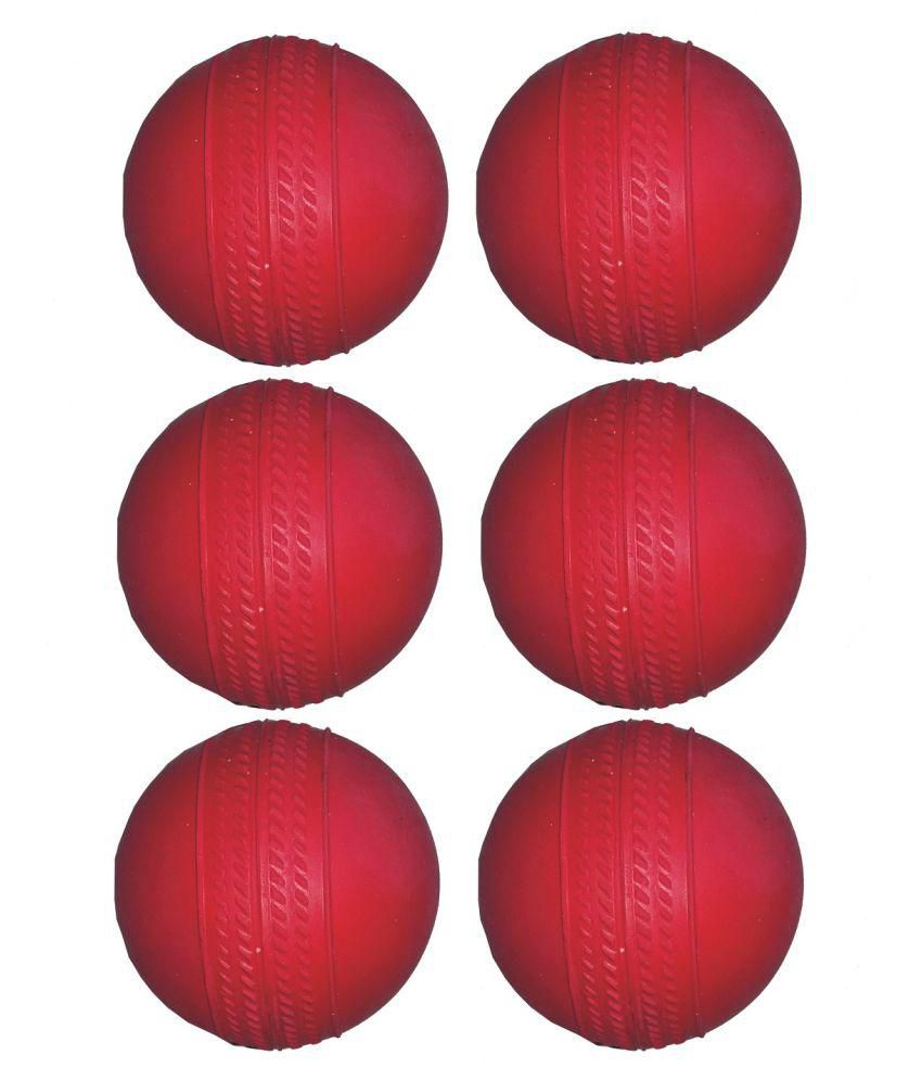 bouncing red rubber ball