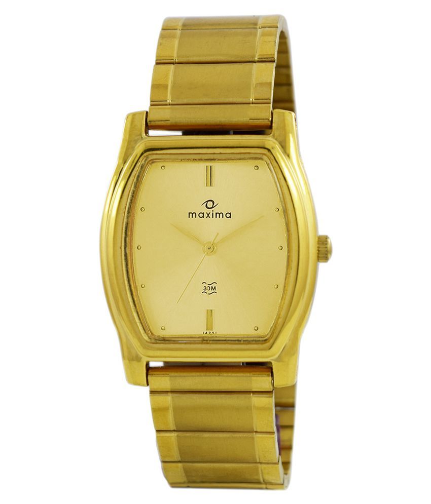 maxima watch golden