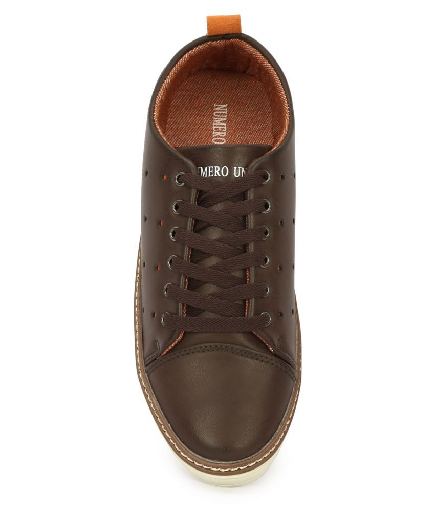 Numero Uno NU579 Sneakers Brown Casual Shoes - Buy Numero Uno NU579 ...