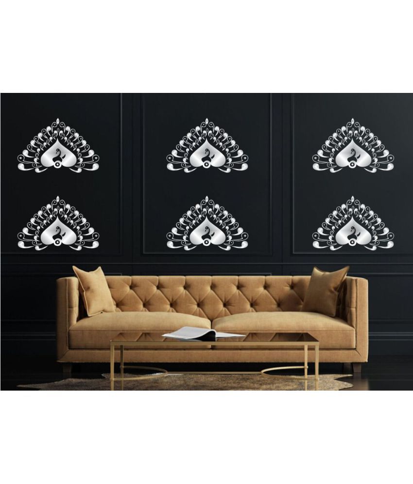     			Decor Villa Abstract Vinyl Multicolour Wall Stickers