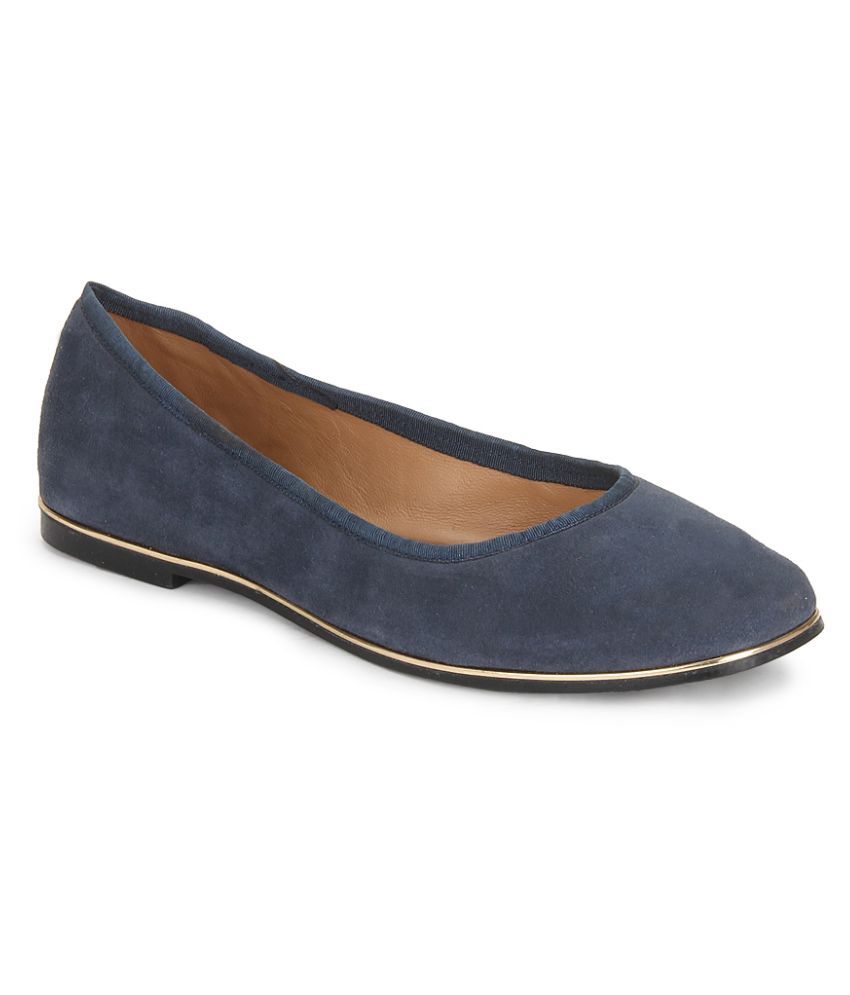 navy ballerinas uk
