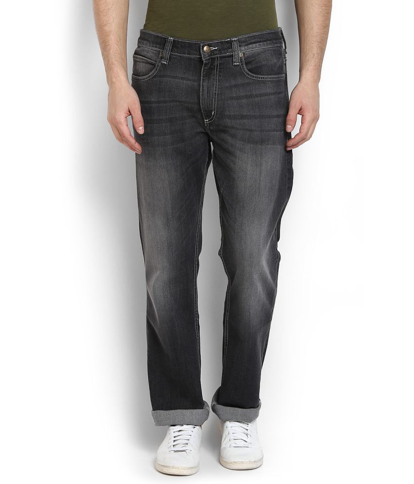 Lee Black Regular Fit Jeans - Buy Lee Black Regular Fit Jeans Online at ...