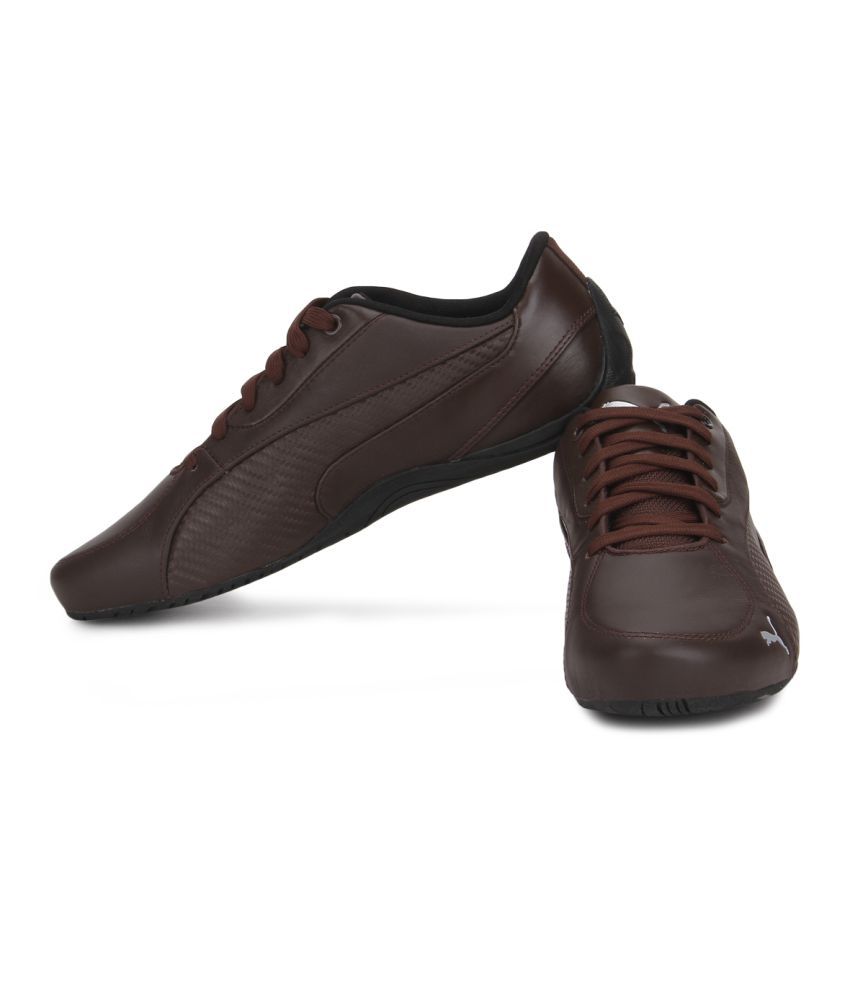 puma brown casual shoes