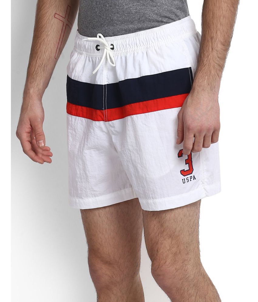 U.S. Polo Assn. White Shorts - Buy U.S. Polo Assn. White Shorts Online ...