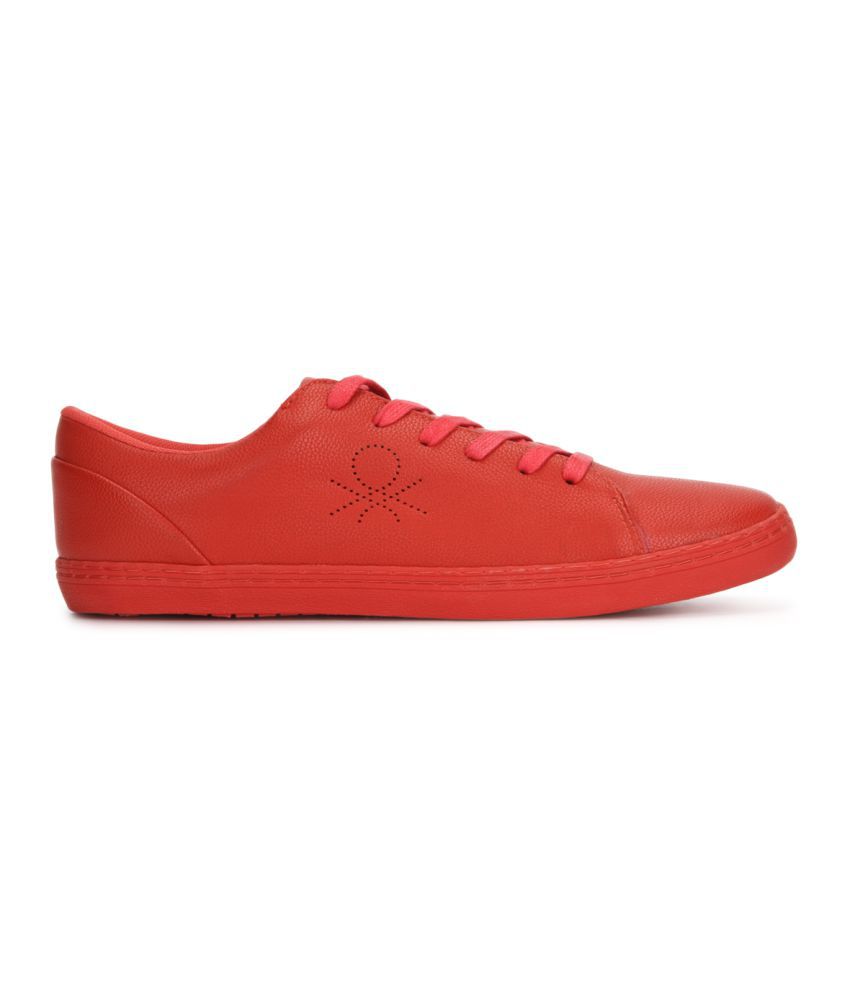 Lifestyle Red Casual Shoes 