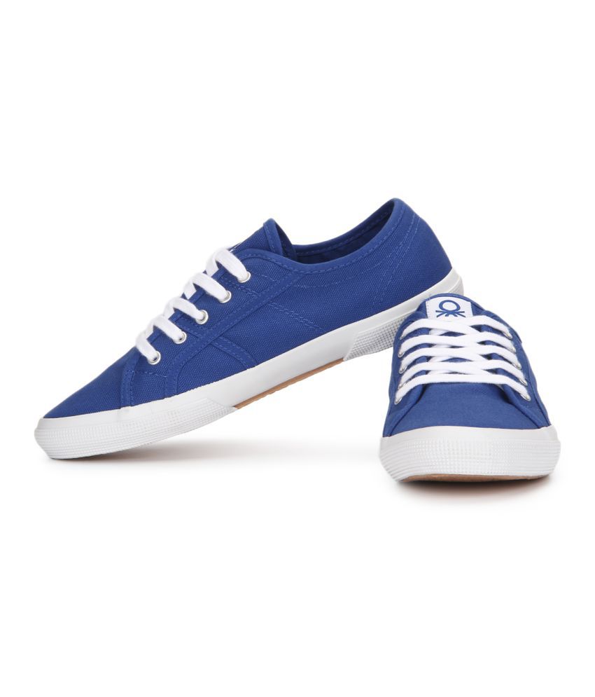 United Colors of Benetton Sneakers Blue Casual Shoes - Buy United ...