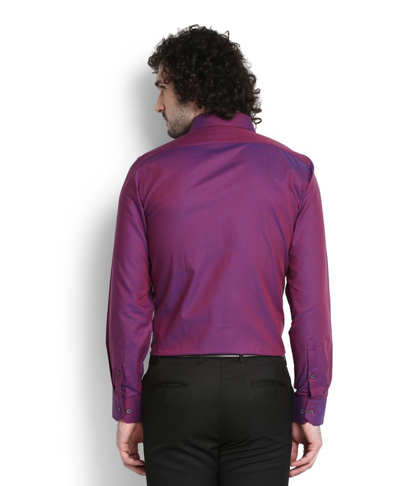 van heusen purple shirt