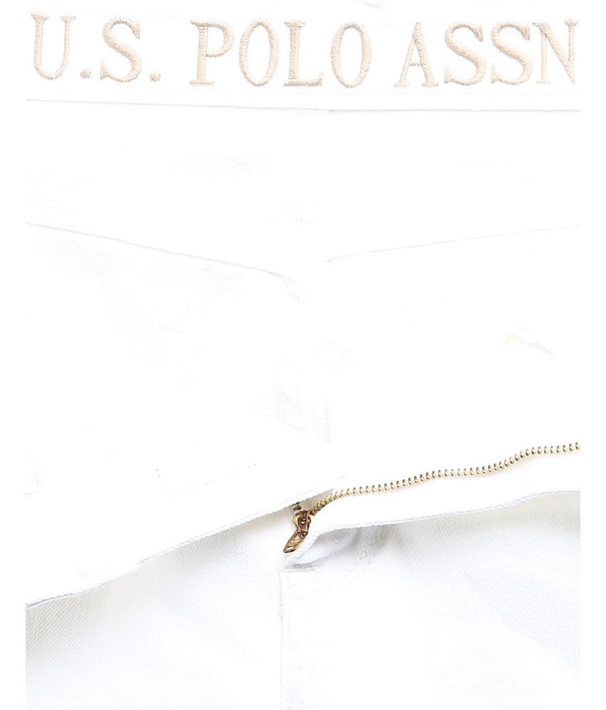 us polo assn white jeans