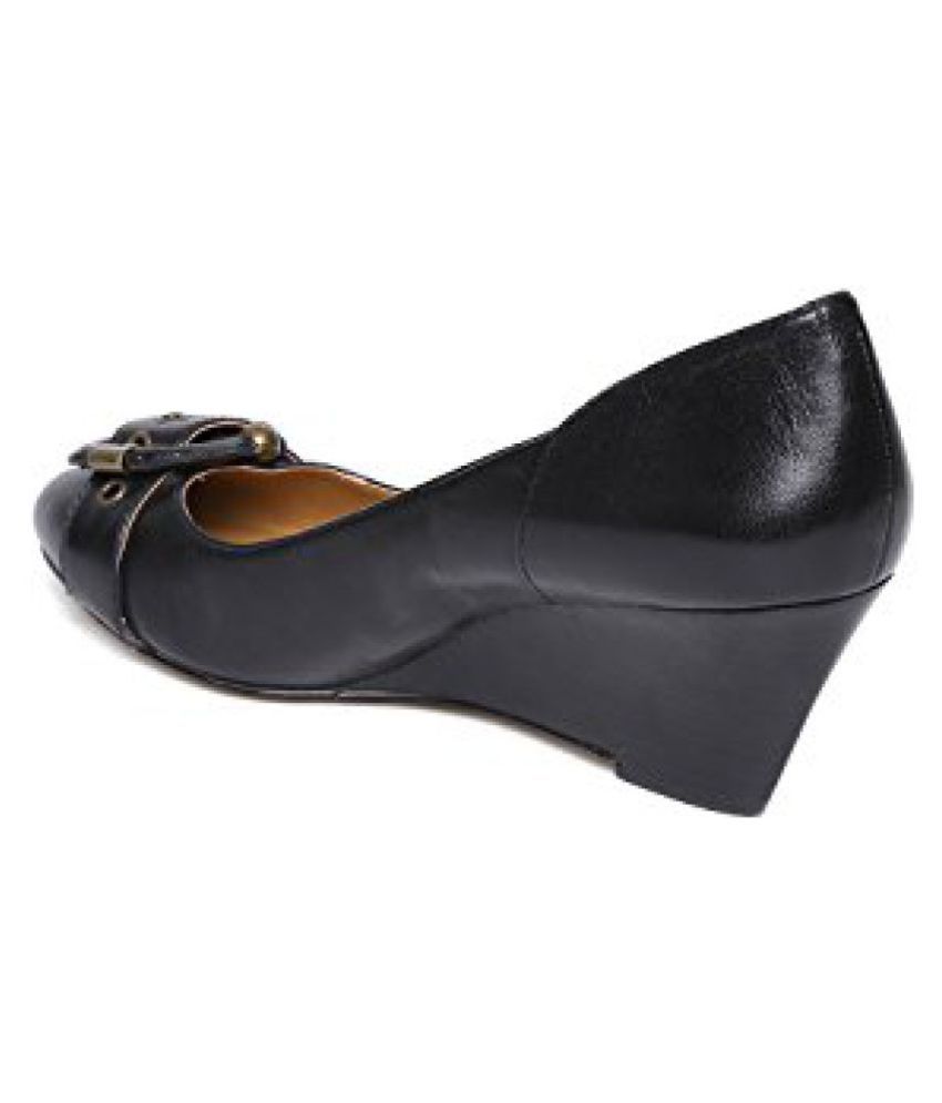 nine west black wedges