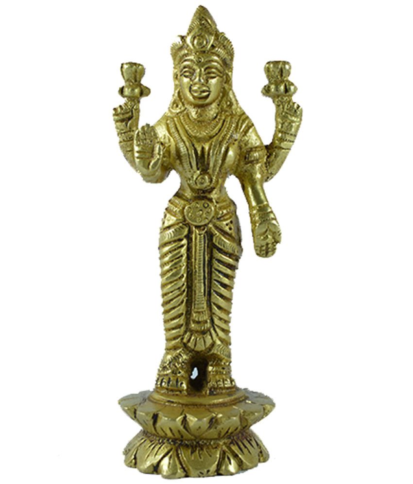 Craftuno Laxmi Brass Idol Buy Craftuno Laxmi Brass Idol at Best Price