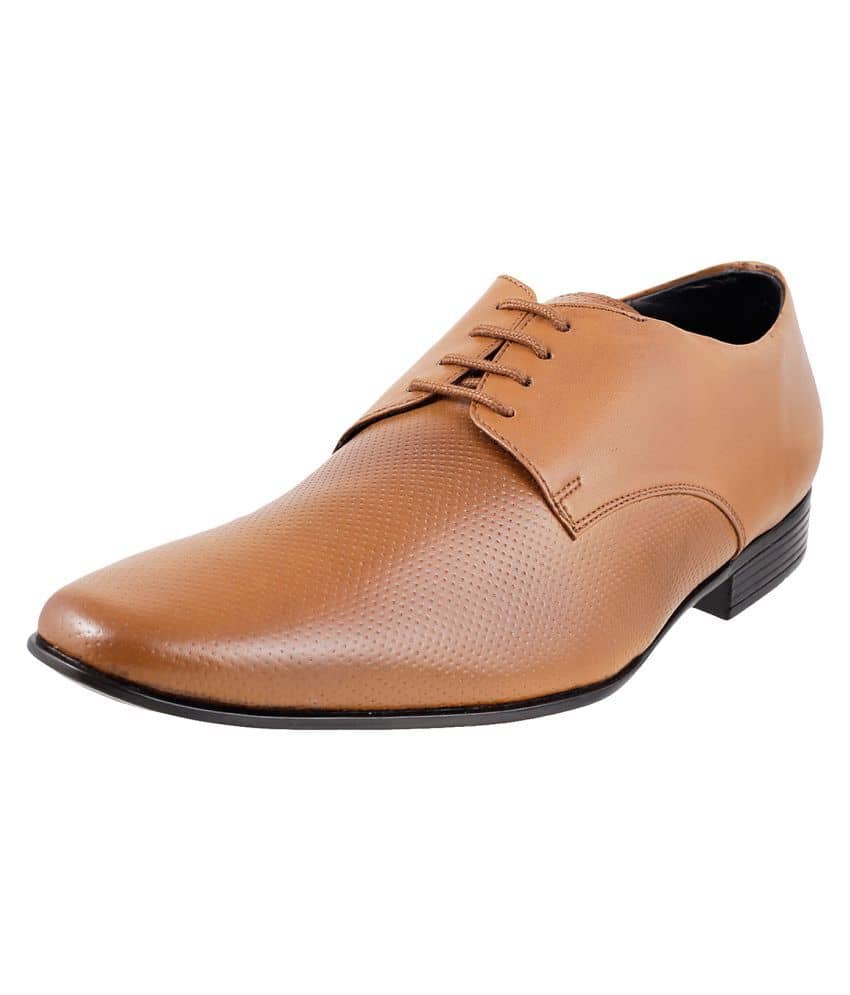 mochi tan formal shoes