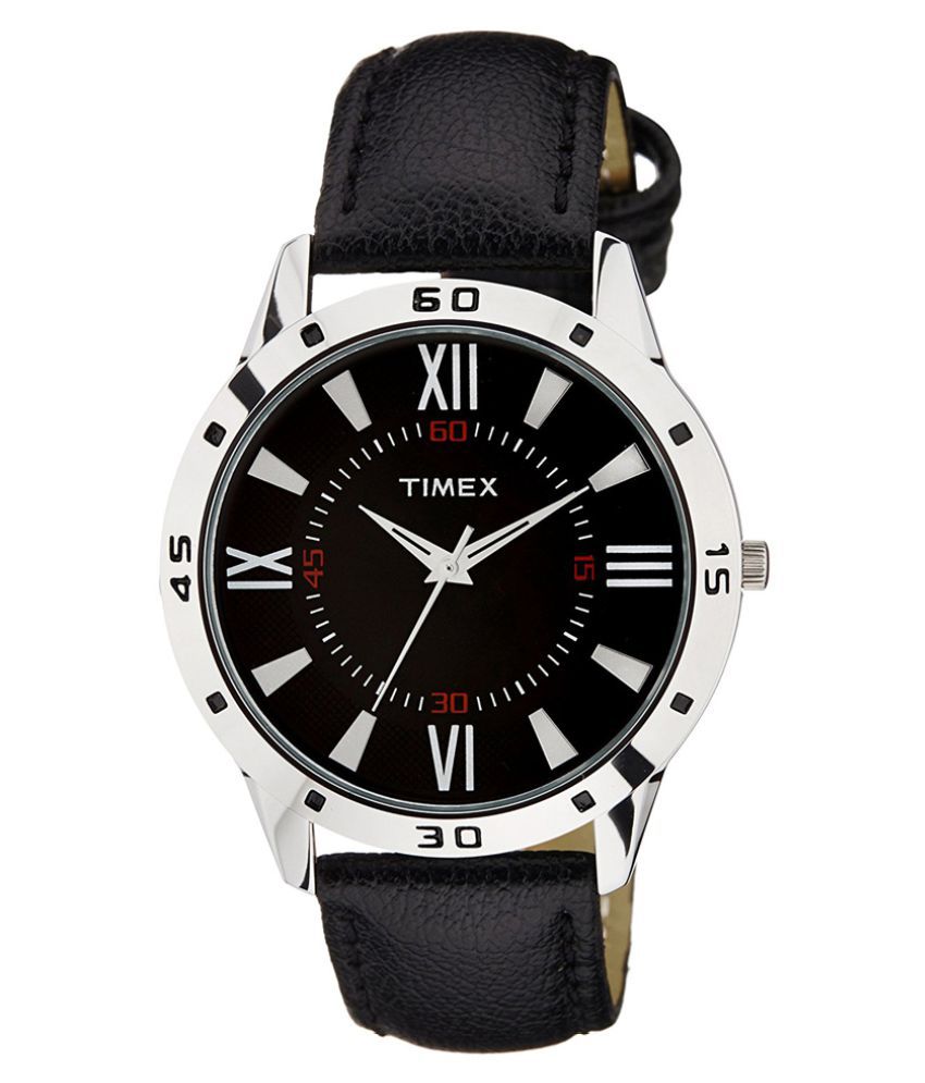     			Timex Black Analog Watch