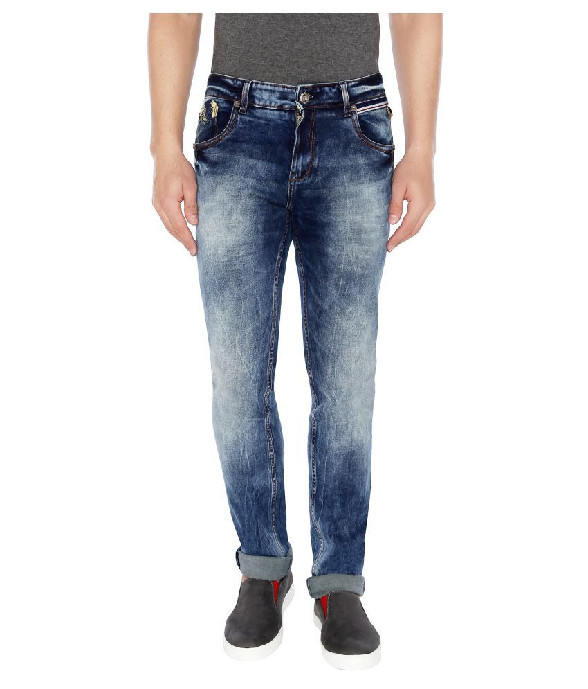 Espada Blue Slim Jeans - Buy Espada Blue Slim Jeans Online at Best ...