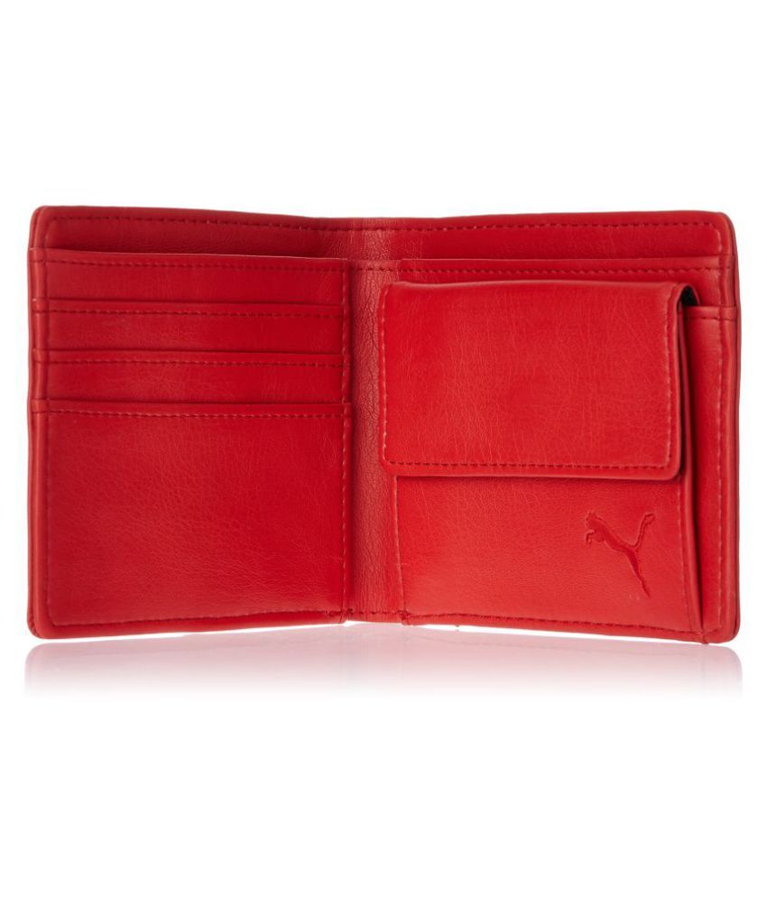 puma red wallet