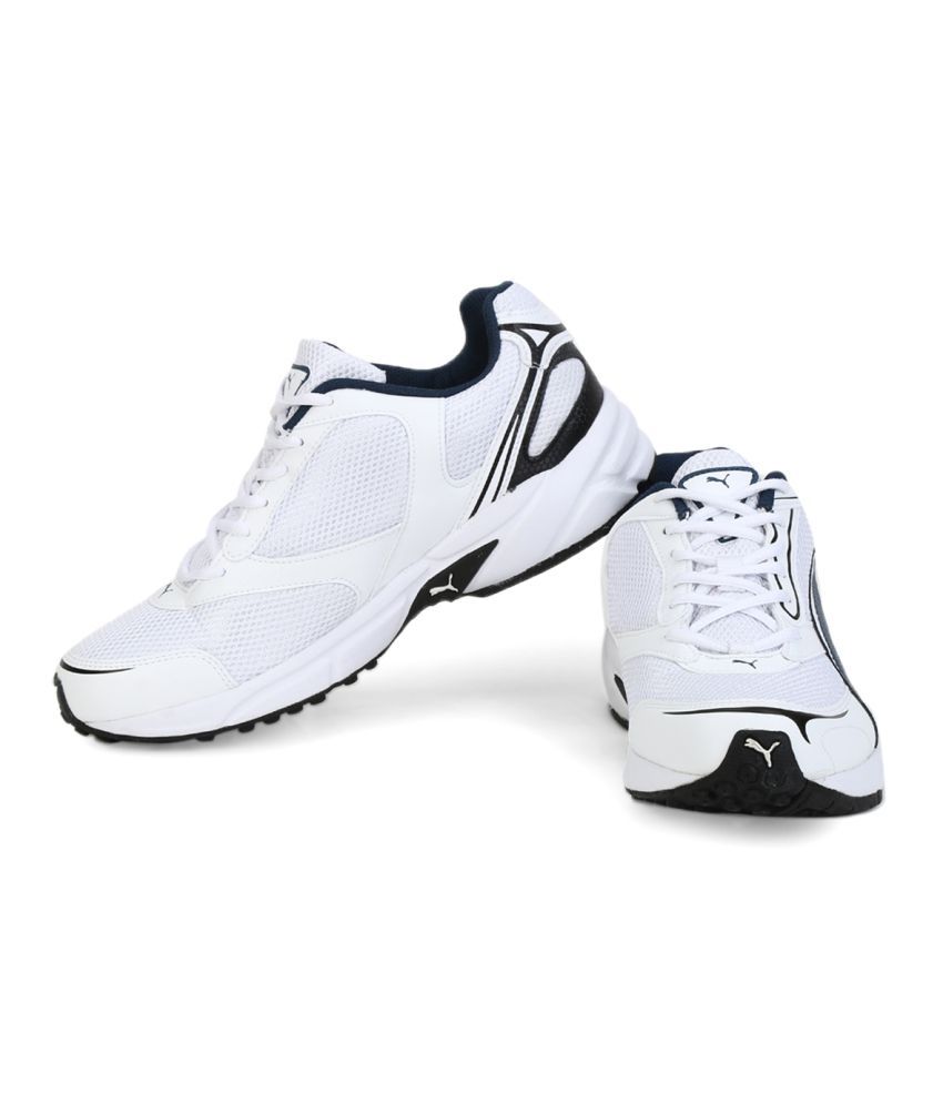Puma Aron Ind. White Running Shoes 