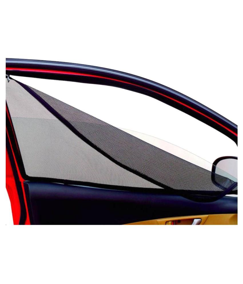 Autoparx Sunshades with Zipper for Side Windows Set of 4 Black