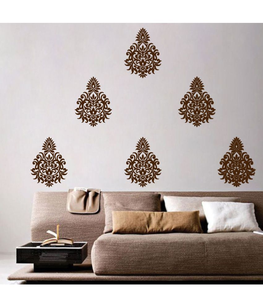     			Decor Villa Thoughts Spotmotif Vinyl Brown Wall Stickers