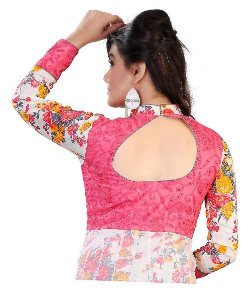 net gown back design