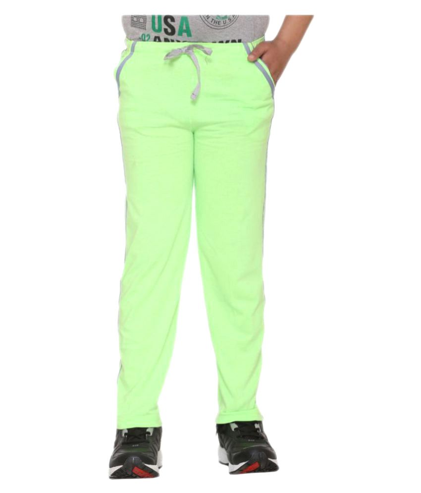     			Vimal Jonney Green Cotton Blended Trackpant For Boys