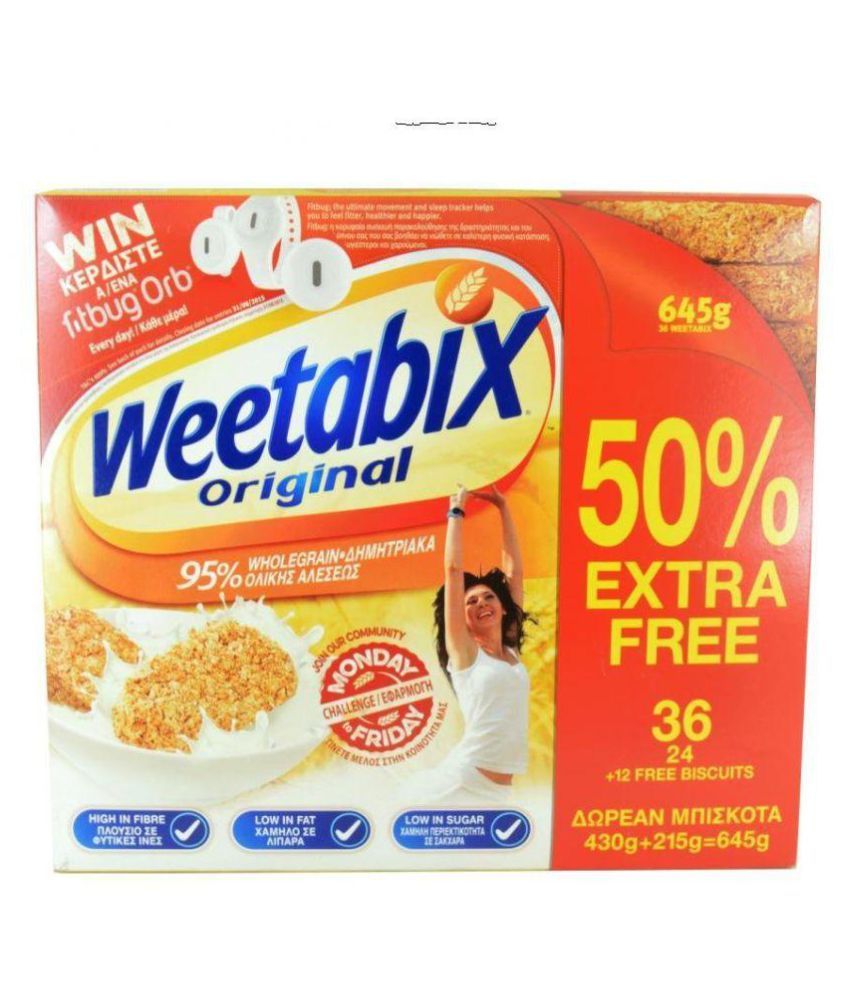 Weetabix Original Natural Wholegrain Wheat Cereal, 645g Buy Weetabix