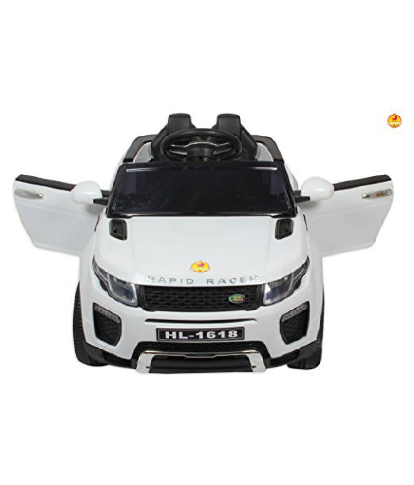 Baybee Range Rover Battery Operated Car With Dual Baybee Range Rover Battery Operated Car With Dual Motor Pull Along Trolley