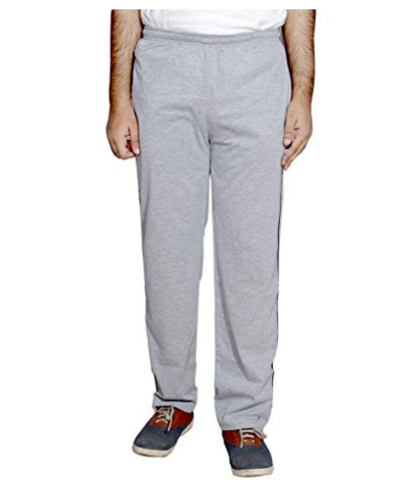 men's cotton track pants with zipper pockets pack of 3